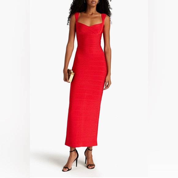 Herve Leger Dresses & Skirts - Worn once - Herve leger red bandage dress xs/0